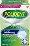 Polident Overnight Whitening Denture Cleanser Tablets