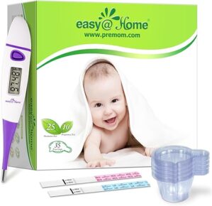 Easy@Home Ovulation & Pregnancy Tests + Thermometer EBT-018