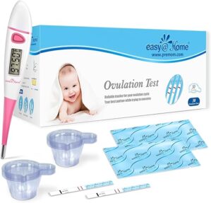 Easy@Home Ovulation Test Strips With Thermometer EBT-018