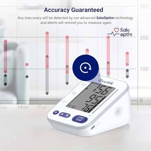 OVUTEK Blood Pressure Monitor, Large Cuff, 240 Memories - Image 4