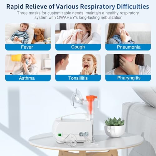 OWAREY Nebulizer Machine With Tubing And Masks - Image 5