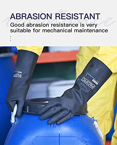 PACIFIC PPE Chemical Resistant Heavy Duty Gloves, Large - Image 3