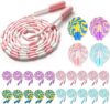 YVDNHP Pack Of 20 Adjustable Beaded Jump Ropes