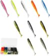 SYMEINA Paddle Tail Swimbaits Fishing Lures Kit