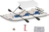 Sea Eagle PaddleSki Inflatable 1-2 Person Catamaran Boat