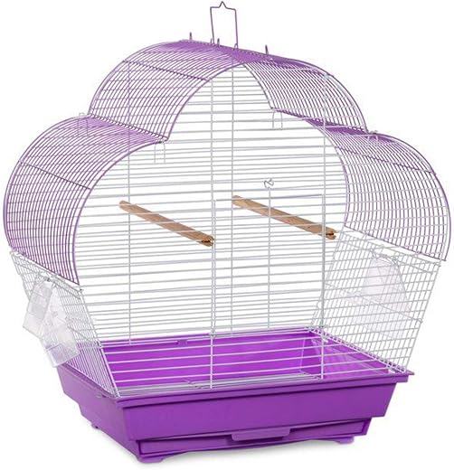 PH Prevue Hendryx Palm Beach Scallop Roof Bird Cage SP21003P/W