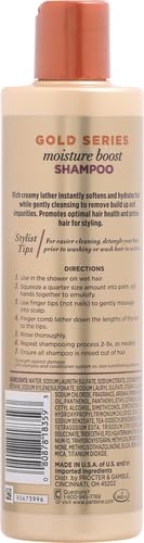 Pantene Gold Series Moisture Shampoo, 9.1 Fl Oz - Image 3