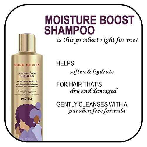 Pantene Gold Series Moisture Shampoo, 9.1 Fl Oz - Image 5