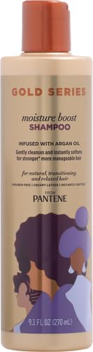 Pantene Gold Series Moisture Shampoo, 9.1 Fl Oz - Image 2