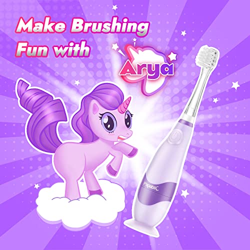 Papablic Toddler Electric Toothbrush With Unicorn Cover - Image 2