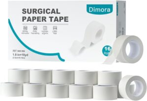 Dimora Paper Medical Tape 16 Rolls, Hypoallergenic