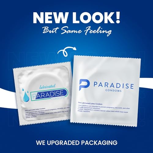 Paradise Condoms Lubricated Latex Condoms - 1000 Count - Image 3