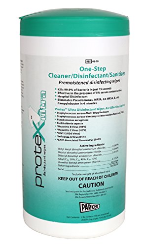 Parker Labs Protex Disinfectant Textured Wipes Canister - Image 2