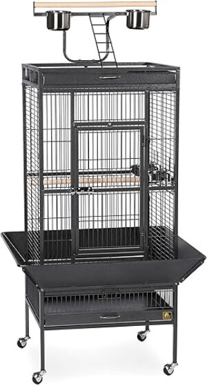 Prevue Pet Products Parrot Playtop Bird Cage with Stand