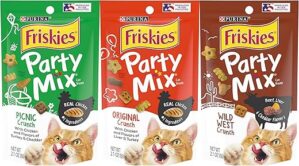 Friskies Party Mix Cat Treats Variety Pack, 2.1 Ounce