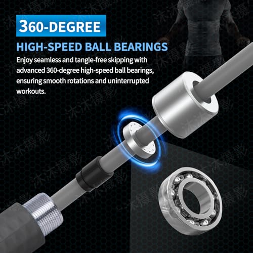 Passion Pulse Weighted Jump Rope For Fitness - Image 3