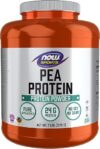 NOW Foods Pea Protein 24g Unflavored Powder, 7-Pound