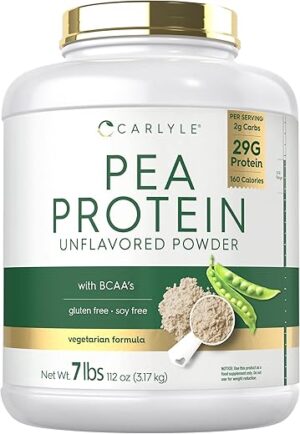 Carlyle Pea Protein Powder With BCAA'S, 7lb
