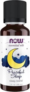 NOW Foods Peaceful Sleep Oil Blend, Relaxing Aromatherapy