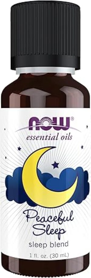 NOW Foods Peaceful Sleep Oil Blend, Relaxing Aromatherapy