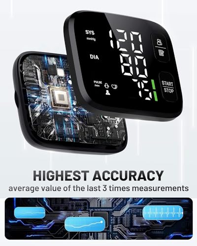 PEAKME Blood Pressure Monitor LED Display Wrist Cuff - Image 3