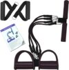 sanmily Pedal Resistance Band, 4-Tube Elastic Pull Rope