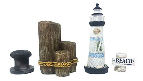 Penn-Plax 4-Piece Nautical & Beach Aquarium Kit - Image 2