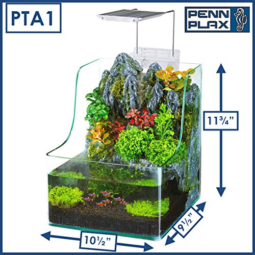 Penn-Plax AquaTerrium Hydroponic Aquarium Tank - 1.85 Gallons - Image 5