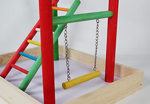 Penn-Plax Bird Life Wooden Playpen - XXL Size - Image 5