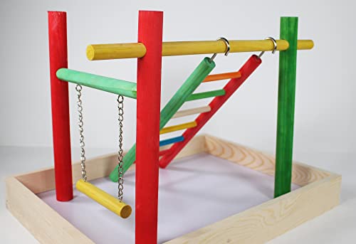 Penn-Plax Bird Life Wooden Playpen - XXL Size - Image 2