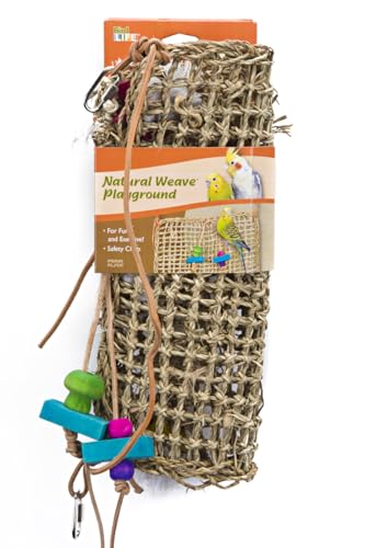 Penn-Plax Seagrass Mat for Birds with Toys - Image 3