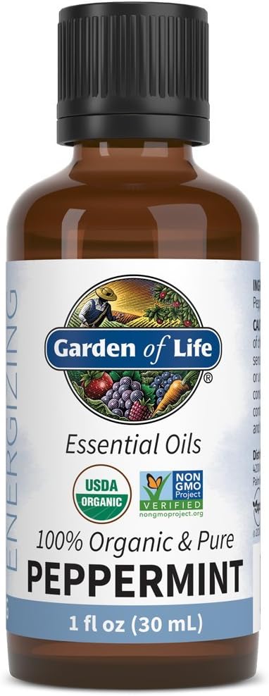 Garden of Life Peppermint Essential Oil, USDA Organic, 1 fl oz