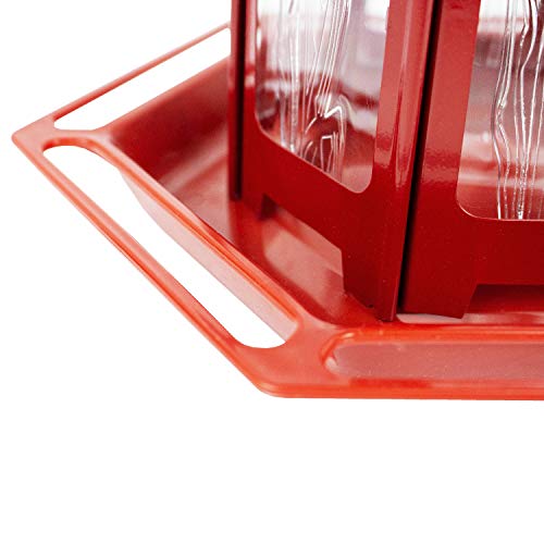 Perky-Pet Brick Red Gazebo Feeder GAZ02 - Image 4