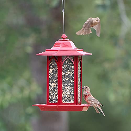 Perky-Pet Brick Red Gazebo Feeder GAZ02 - Image 2