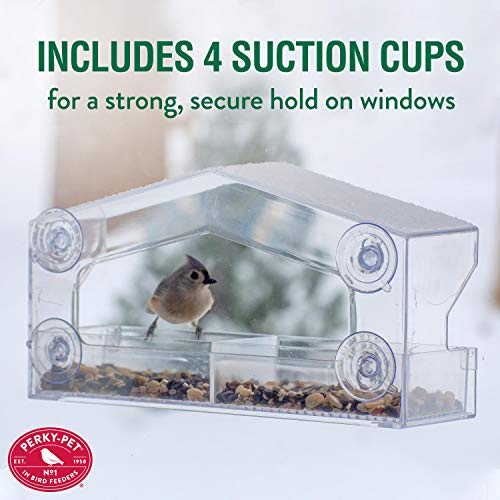Perky-Pet Clear Outdoor Window Bird Feeder 347 - Image 5