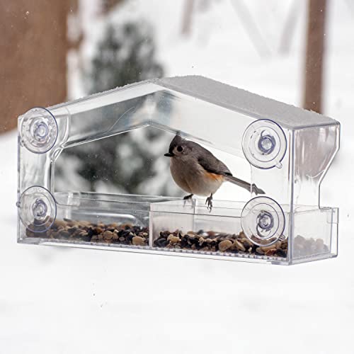 Perky-Pet Clear Outdoor Window Bird Feeder 347 - Image 2