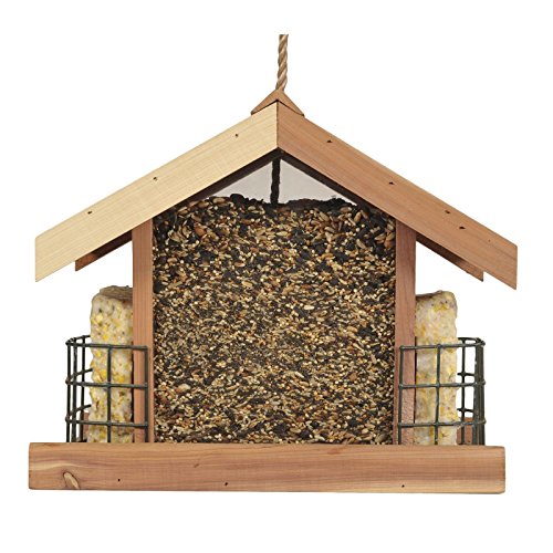 Perky-Pet Deluxe Chalet Cedar Feeder, 5.2-Pound - Image 4