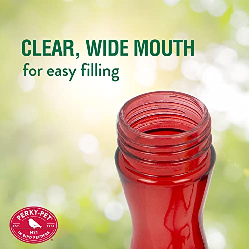Perky-Pet Pinchwaist Hummingbird Feeder, Red Glass - Image 3