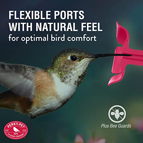 Perky-Pet Top-Fill Pinch-Waist Glass Hummingbird Feeder 9202-2 - Image 5