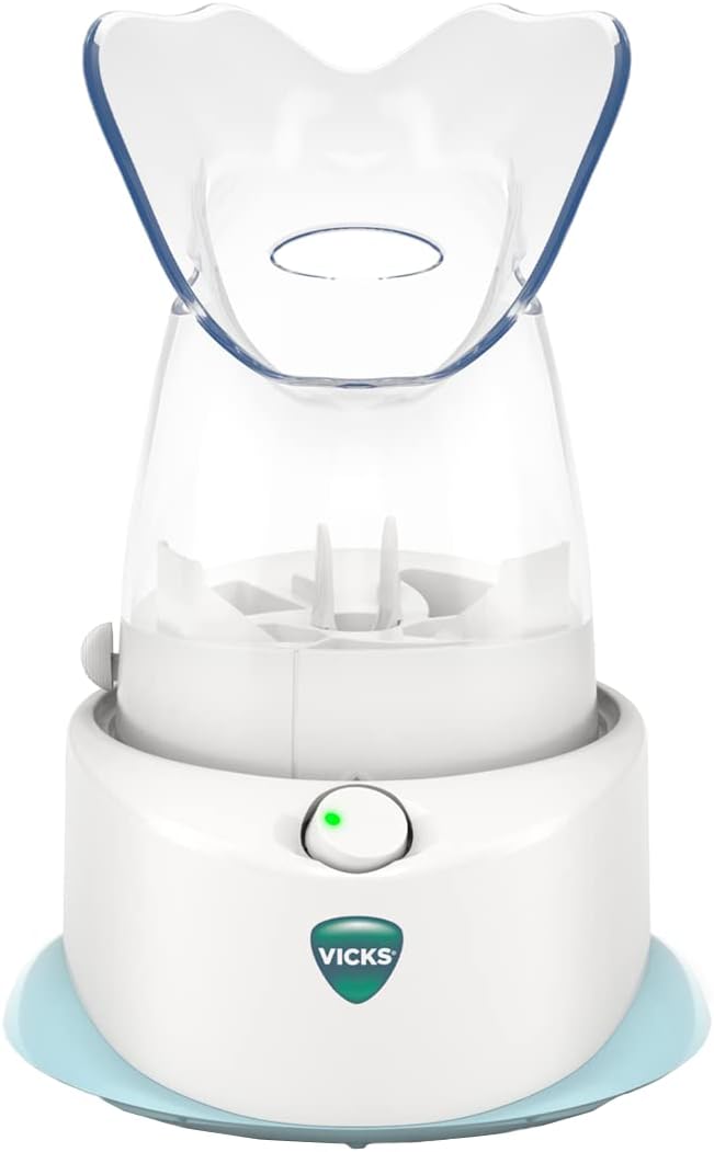 Vicks Personal Steam Inhaler With Soft Face Mask