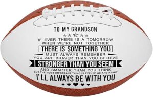 K KENON Personalized Engraved Footballs for Son