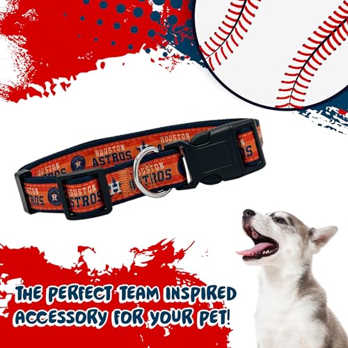 Pets First Houston Astros MLB Pet Collar, Medium - Image 5