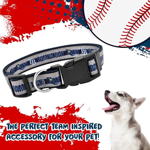 Pets First Tampa Bay Rays Large Pet Collar - Image 5