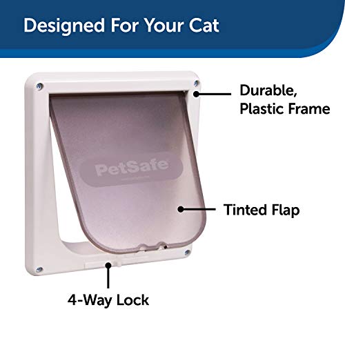 PetSafe Interior Cat Door: 4-Way Locking Flap - Image 3