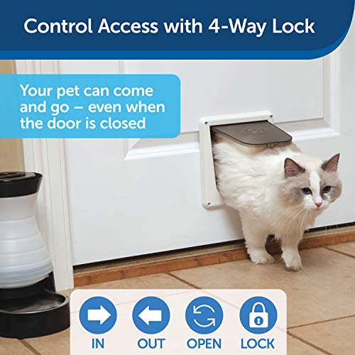 PetSafe Interior Cat Door: 4-Way Locking Flap - Image 2