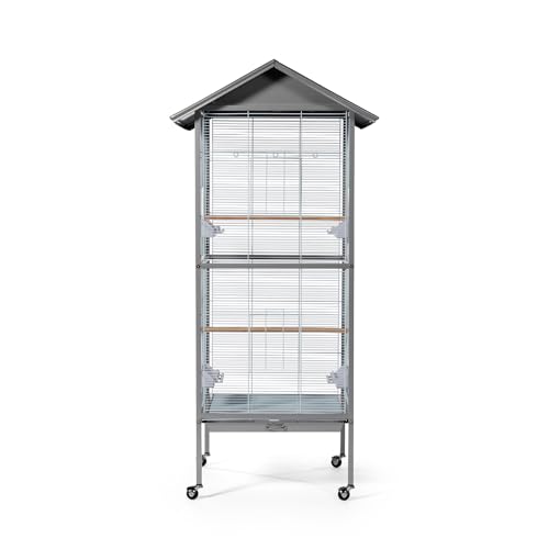 PH Prevue Hendryx Charming Aviary Large F035, Pearl Grey - Image 3