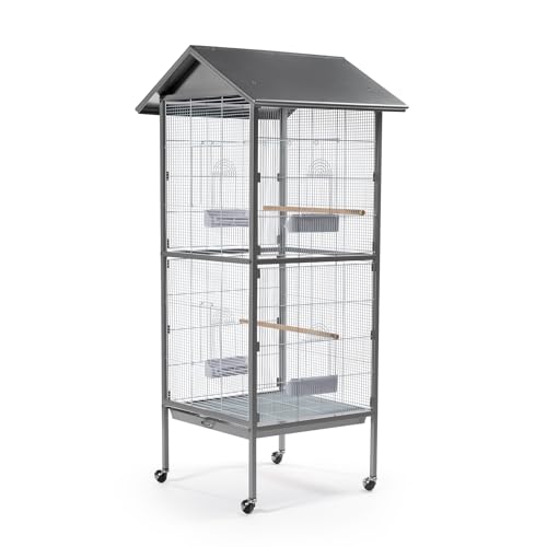 PH Prevue Hendryx Charming Aviary Large F035, Pearl Grey - Image 4