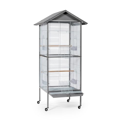 PH Prevue Hendryx Charming Aviary Large F035, Pearl Grey - Image 2