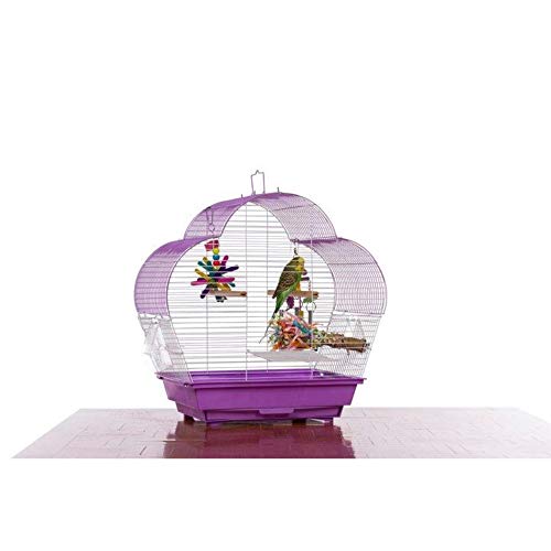 PH Prevue Hendryx Palm Beach Scallop Roof Bird Cage SP21003P/W - Image 4