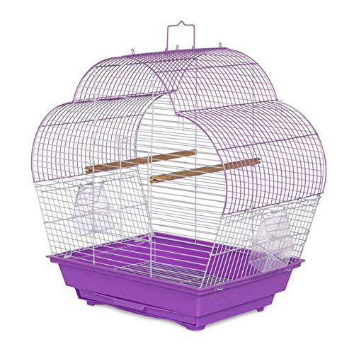 PH Prevue Hendryx Palm Beach Scallop Roof Bird Cage SP21003P/W - Image 2